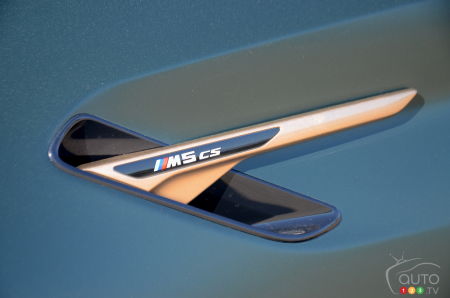 2022 BMW M5 CS, kapı kolu