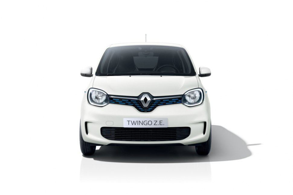 Renault Twingo ZE - ön kaplama, beyaz 