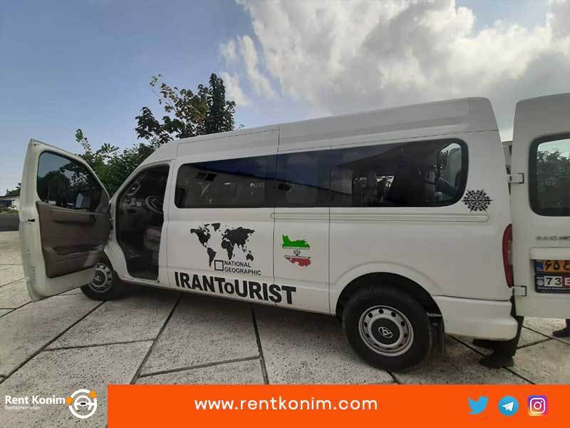 van rental in iran